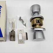 Arrow Door Knob Classroom Lock Satin Chrome 2-3/4" Backset SFIC Ready M17DD NOS 2