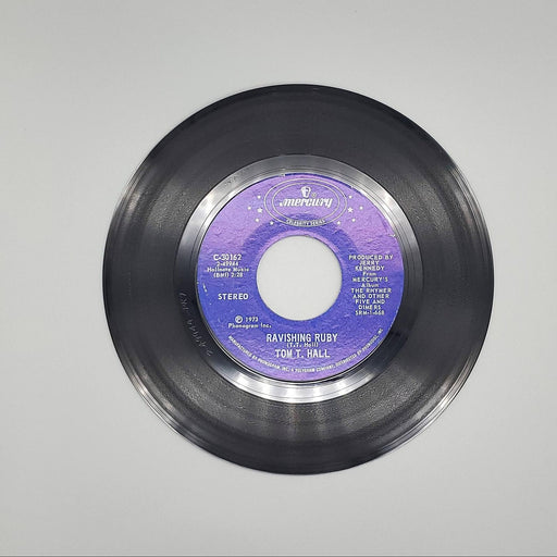 Tom T. Hall Ravishing Ruby Single Record Mercury 1973 C-30162 1