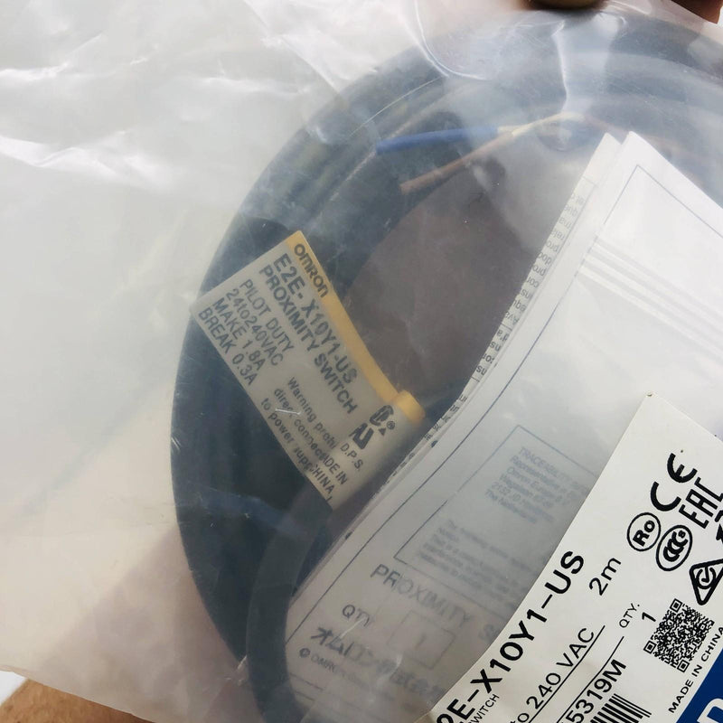 Omron E2E-X10Y1-US Proximity Switch 24 to 240 VAC 10mm M30 Automation Control 4