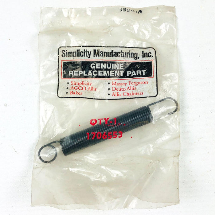 Simplicity 1706553 Spring Extension .631ODX OEM NOS Replaced by 1706553SM