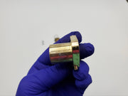 National C8803 Cabinet Drawer Lock Bright Brass 7/8" Diameter 15/16 Length NOS 4