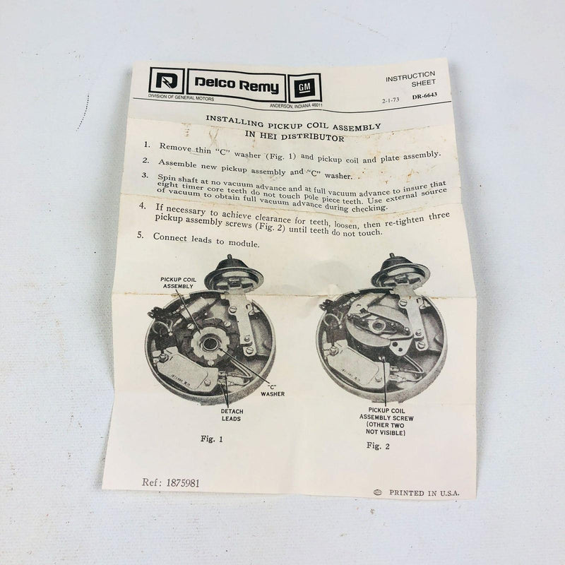 Mopar 83501089 Distributor Sensor OEM NOS 81-86 Jeep 2.8L Six Cyl Cherokee Wagon 6