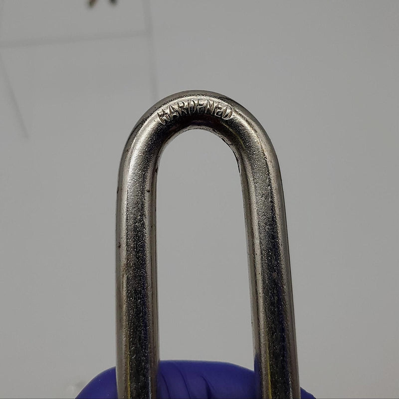 American 60 Series Padlock 3-1/8" L x .375" D Shackle 1-3/4" Brass Body USA Made 5