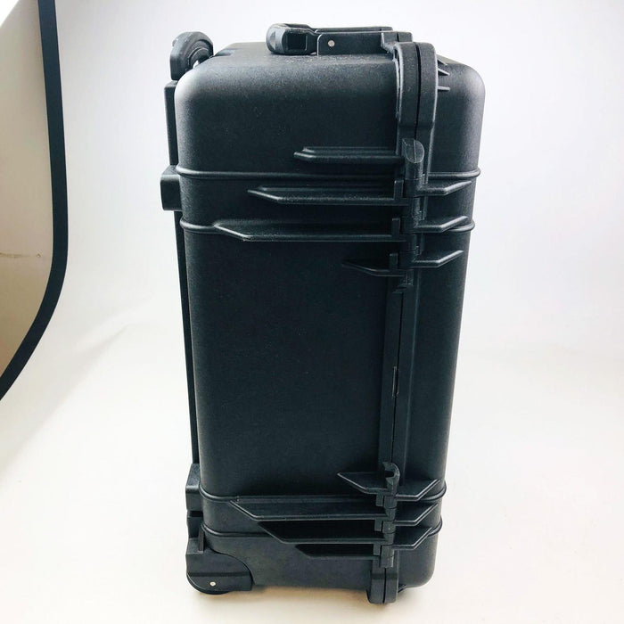 Pelican 1560 Protector Case Suitcase Black No Foam Wheels Waterproof Diving Dust 9