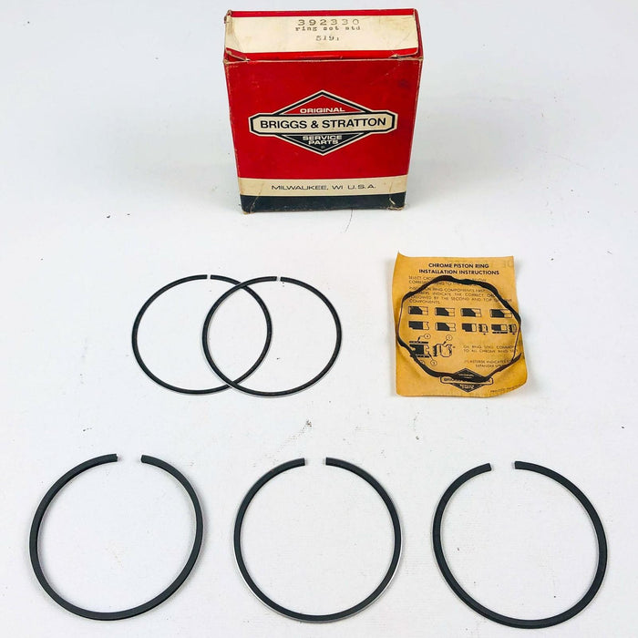 Briggs and Stratton 392330 Piston Rings Standard OEM NOS for Snapper Simplicity 1