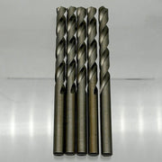 5pk Cle-Line C62877 Jobber Length Drill 1898 7.9mm General Purpose HSS Bright 1