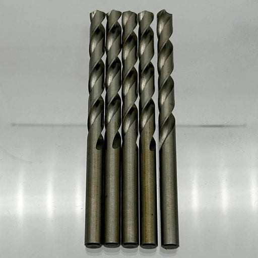 5pk Cle-Line C62877 Jobber Length Drill 1898 7.9mm General Purpose HSS Bright 1
