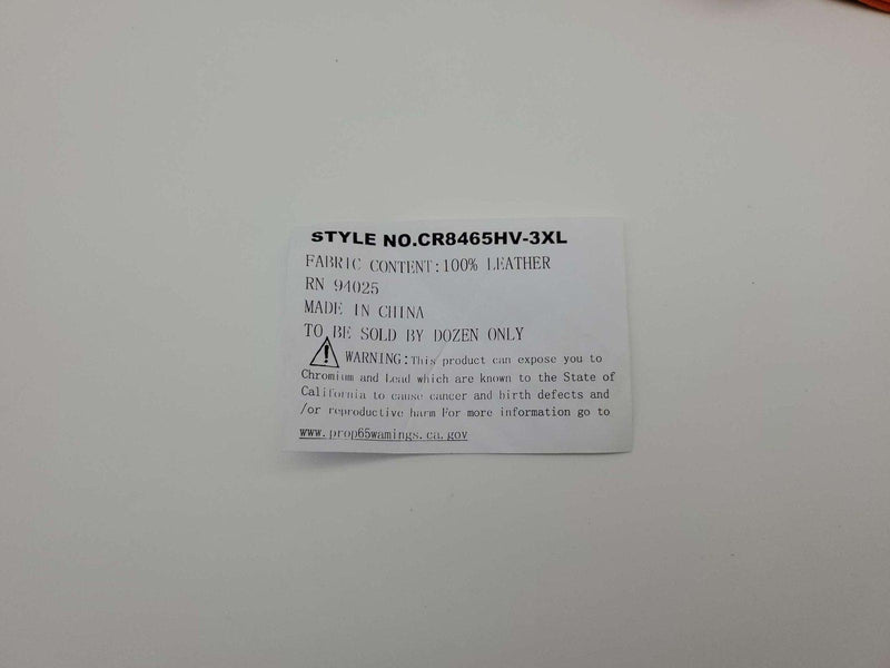 Goatskin Leather Driver Gloves A5 Cut Resistant Hi-Vis Fingertips 3XL 3 Pairs 5