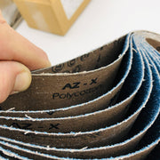 Boring-Smith 20353 Sanding Belt 4" x 24" AZX 36 Grit BTZZBL Poly Cotton 10pk 3