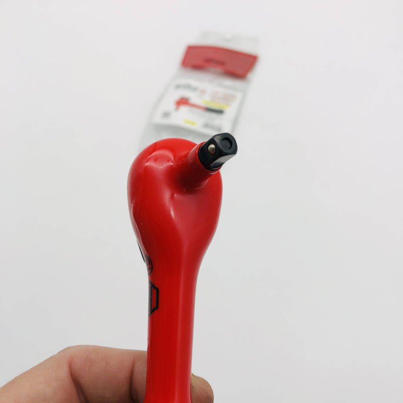 Wiha 12851 Insulated Ratchet 1/4in Drive Reversible Up to 1000 Volt Rated 9
