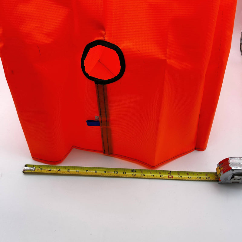 Cotton Goods Manufacturing FD47-1-200 Fire Hose Cover 10oz Orange Reels Carts