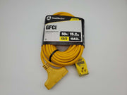 50 ft Rainproof Extension Cord 3 Receptacle 12 Gauge 3 Conductor 15A 120V GFCI 5