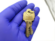 Arrow Mortise Cylinder Lock 1-1/4" Length Satin Chrome US26D MC1 E Keyway NOS 6