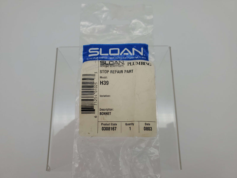 Sloan H-39 Bonnet Loose Key 0308167 Chrome Plated for Screwdriver Stop 3