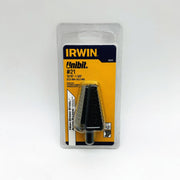 Irwin 10221 Unibit Step Drill 13/16" - 1-3/8" High Speed Steel 1/2" Shank 6