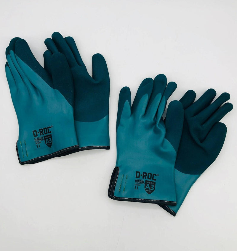 Magid D-Roc GPD350-11 Work Glove Size 11/XXL Chemical-Resistant Nitrile 2 Pairs 1
