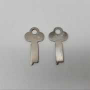 2x Yale S155 Key Blanks 0.05" Thick x 0.3" Wide x 1.55" OAL Flat Steel Steel 3