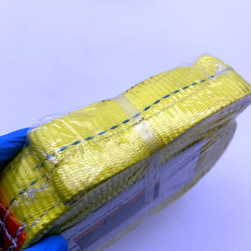 2pk Lift-All EE2802DFX8 Web Sling 2"x8' E/E 2-Ply Flat Webmaster 1600 Polyester