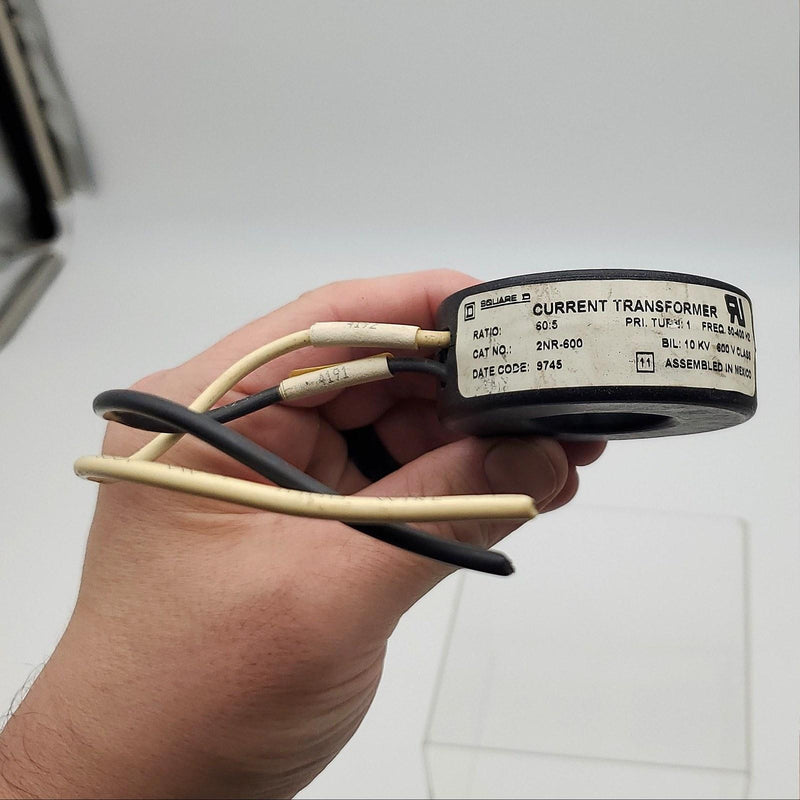Square D 2NR-600 Current Transformer 60:5 1-1/8" ID 1 Phase 1 VA General Purpose 1