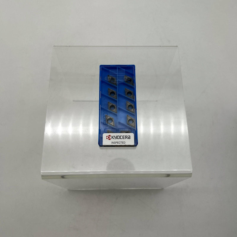 Kyocera DCMT3252XQ PV7025 Turning Insert Cermet DCMT11T308XQ TJM03547 10pk 10