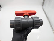 Georg Fischer 3/4" Ball Check Valve PVC Body FPM Seals 161.346.693 3