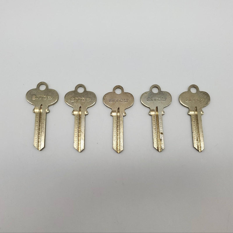 5x Arrow K71 Key Blanks Old Style Nickel Silver 3