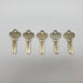 5x Arrow K71 Key Blanks Old Style Nickel Silver 3