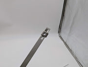 Thomas & Betts 304 Stainless Steel Cable Ties 1/4" x 29" Dual Lock Pack of 100 2