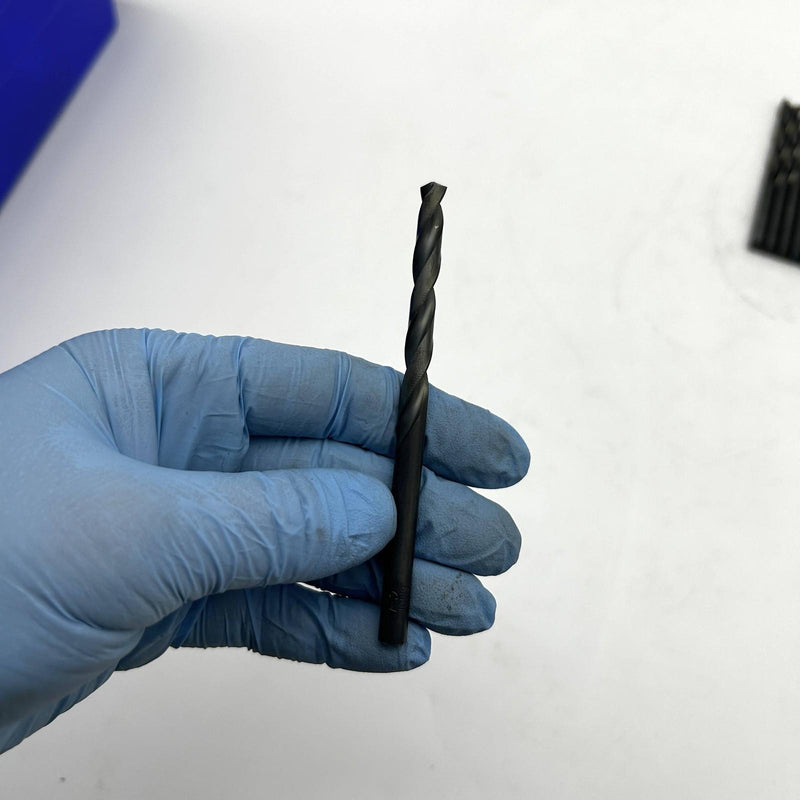 Chicago-Latrobe 45859 Jobber Length Drill Bit 150ASP 6.40mm Black Oxide 7pk 4