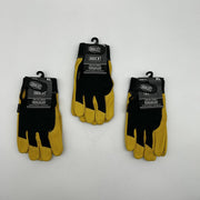 Ironcat 86350 Cowhide Leather Gloves Extra Large XL Hvy Duty Mechanics 3 Pairs 7