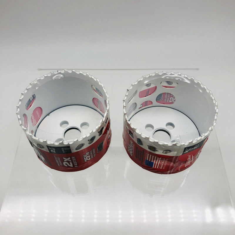Milwaukee 49-56-9633 Hole Saw 2-5/8in Ice Harden Hole Dozer Bi-Metal 3.5 TPI 2pk 8