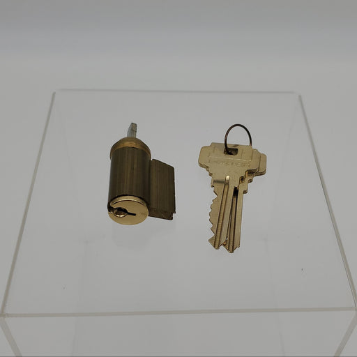 Dexter Lock Cylinder Key In Knob Polished Brass 6 Pin A4A7236 Keyed Different 2