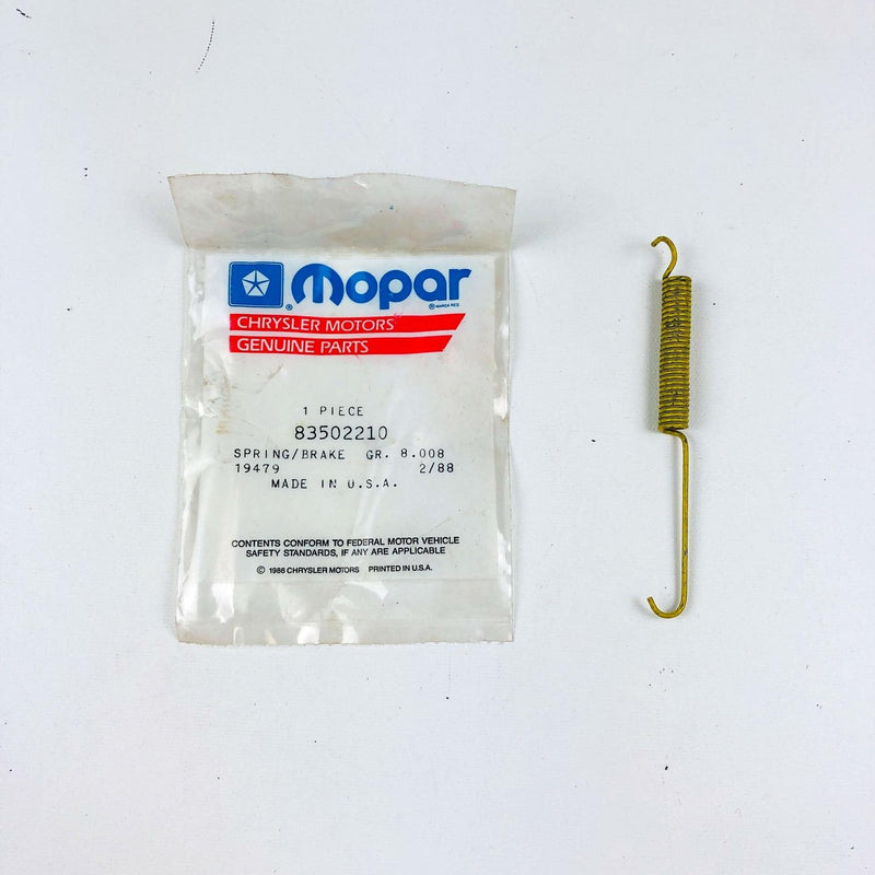 Mopar 83502210 Spring for Brake Shoe Gr 8.008 OEM NOS Yellow 8