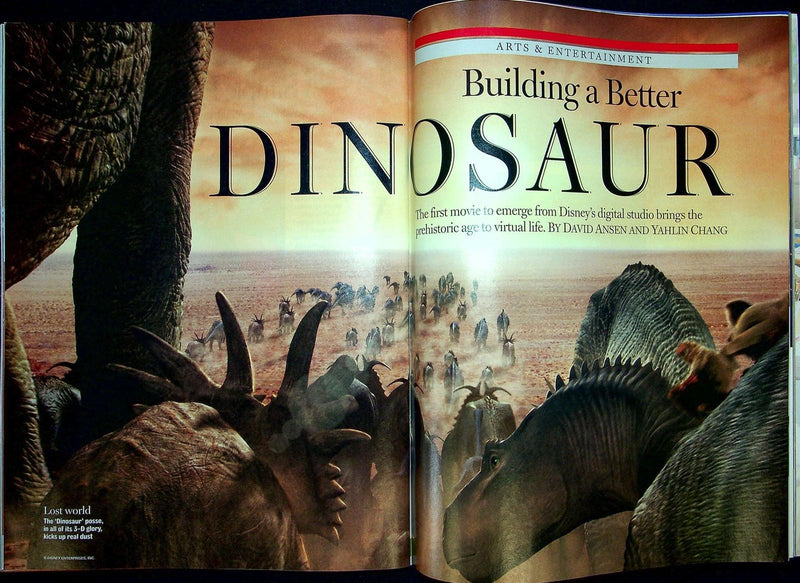 Newsweek Magazine May 15 2000 Walt Disney Dinasour Cartoon Movie Kosovo Russia 4