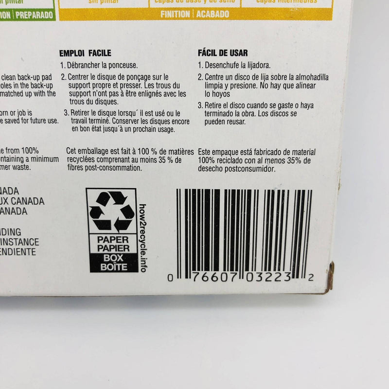 Norton 07660703223 Hook & Sand Discs 5in 80 Grit Multi Air Multi Hole 10pk 6
