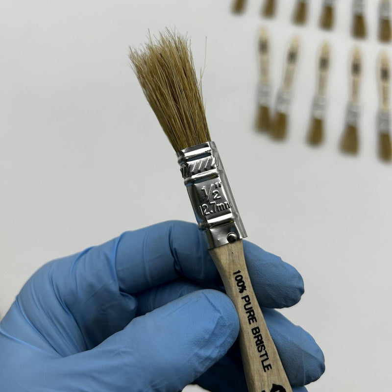 12pk Osborn 70150 Varnish Paint Brush Bristle Wood 1/2 BS X 1/4” Th X 1-3/4” Trm 4