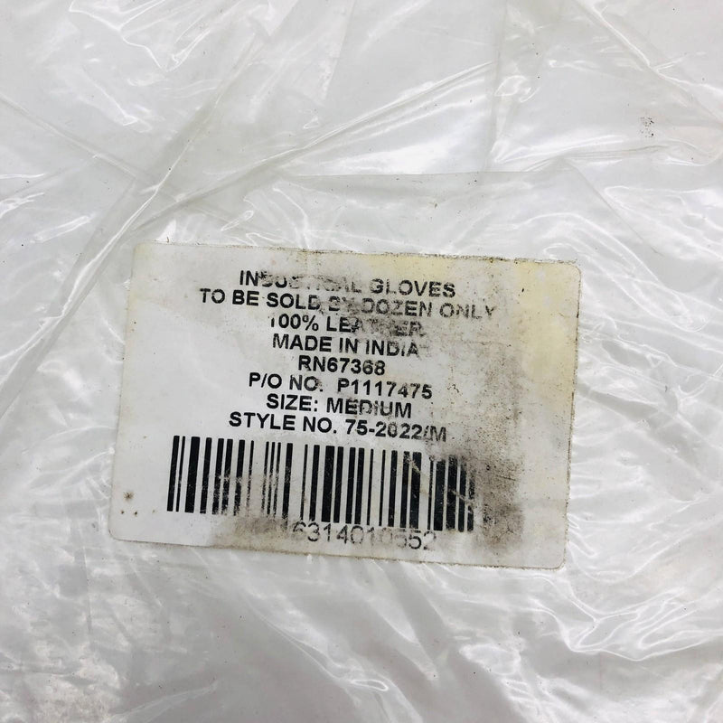PIP 75-2022 Welders Gloves Sz Medium Top Grain Cowhide Leather Mig Tig 12 Pairs 3