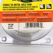 Blu-Mol Xtreme 5876B Hole Saw 3-5/8"/92MM Cobalt Bi-Metal 1-7/8" Depth of Cut 2