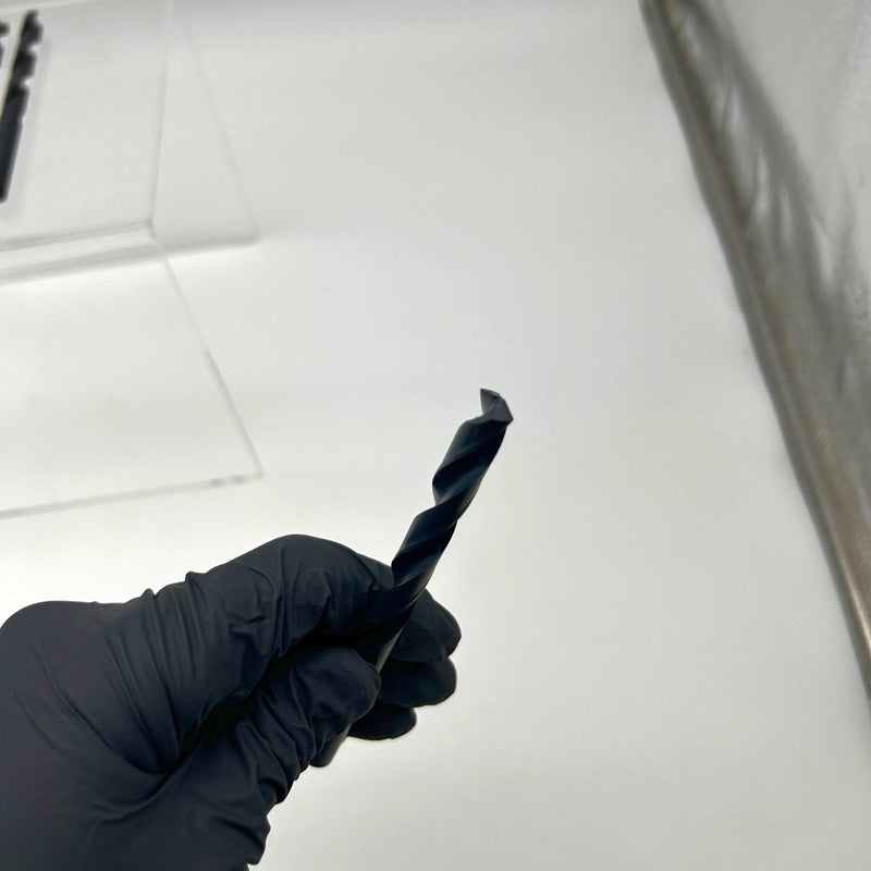 3pk Chicago-Latrobe 45885 Jobber Drill Bit Heavy Duty Black Oxide 150ASP 9.00mm