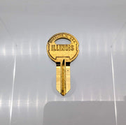 5x Illinois 210P Key Blanks 5 Pin Brass Double Bitted Double Sided Ilco S1042ZP 1