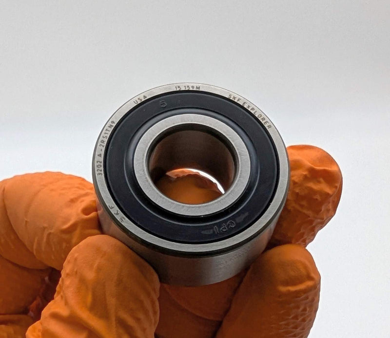 SKF 3202 A-2RS1TN9 Ball Bearing Angular 15mm Bore 35mm OD 15.9mm W Double Row 1