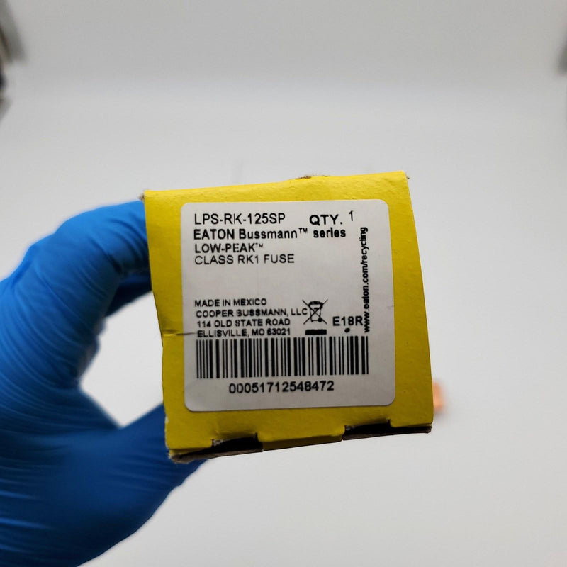Bussmann LPS-RK-125SP Dual Element Fuse 125A 600V Low-Peak Class RK1 6