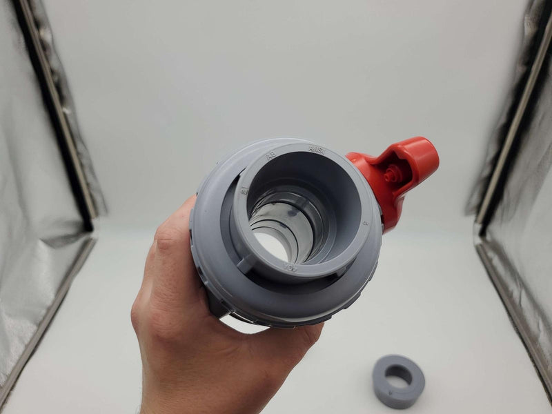 Asahi 1613015 1-1/2" Ball Valve Type 21 CPVC 150 PSI FKM Seals 5