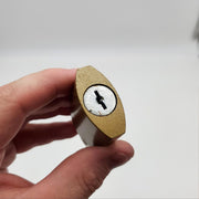 American Lock Padlock AC20 1" L x 5/16" D 1.5" Body Shackle Gold Finish USA Made 4