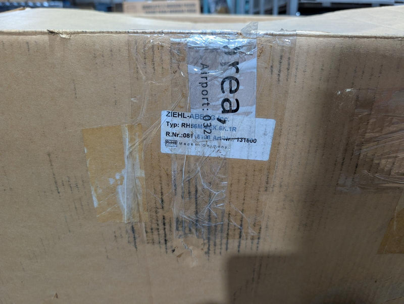 Ziehl-Abegg RH56M-6EK.6K.1R Centrifugal Fan 5A 230V 1.1kW 1040 RPM 127783