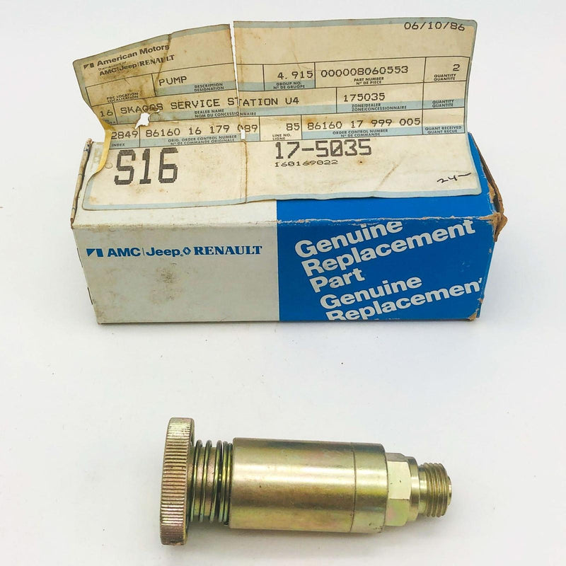 AMC Jeep 8060553 Priming Pump for Fuel Injection Feed OEM NOS 81-85 Isuzu Diesel 1