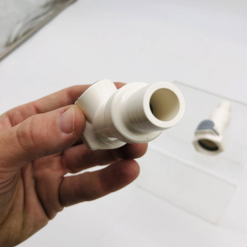 US Plastics Corp 60715 In Line Hose Barb HB Body 5/8 HFC P-S w/ Shutoff Lot of 2 6