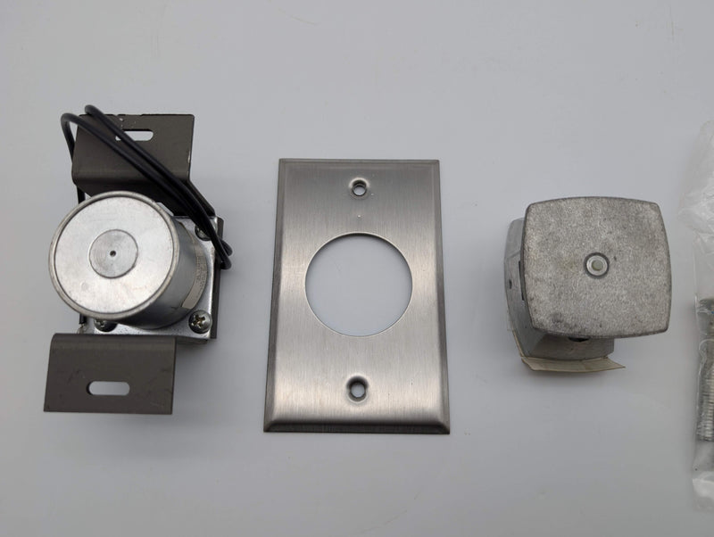 Rixson FM990 Electromagnetic Door Holder & Release Aluminum Finish Flush Mount