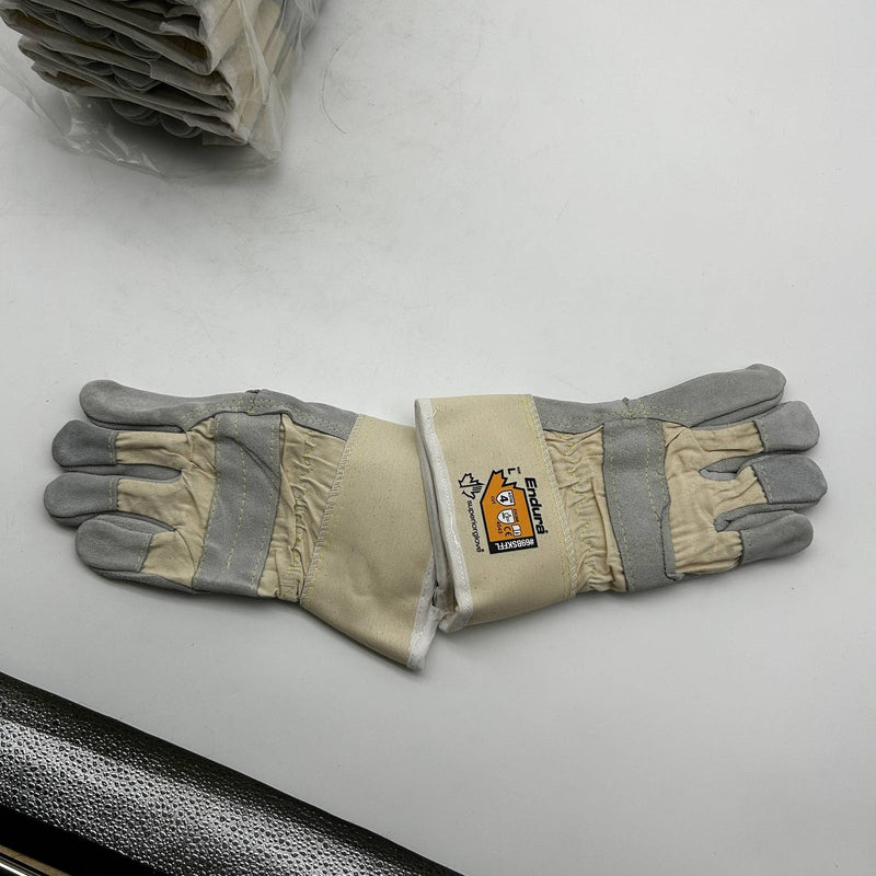 Superior Endura 69BSKFFL Split Leather Glove Large Made with Kevlar Liner 12 Prs 6