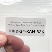 Minster 491-1006 SCRB Board for Minster Cycle-Mite Eddy Current Clutch 6